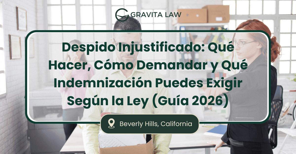 Despido injustificado