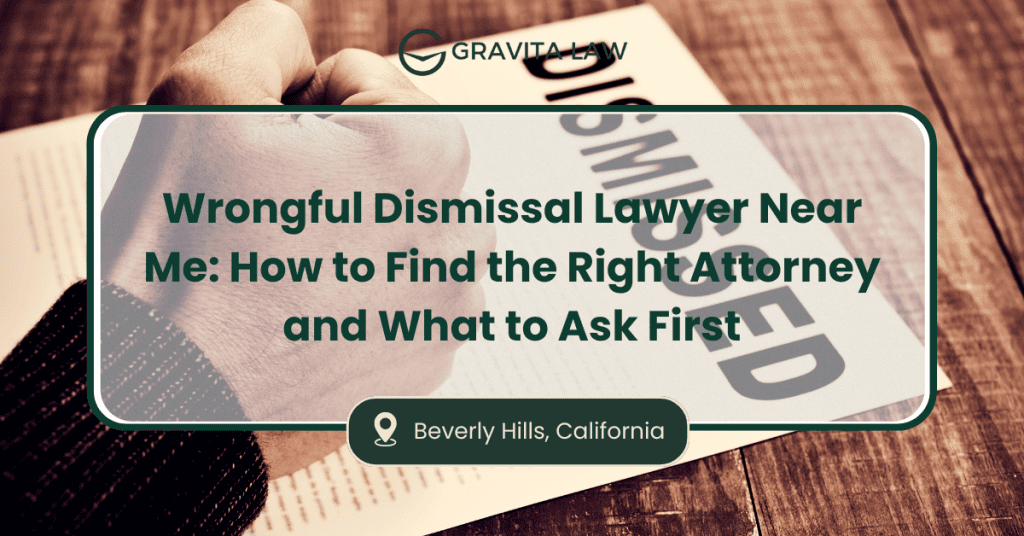 wrongful dismissal lawyer near me