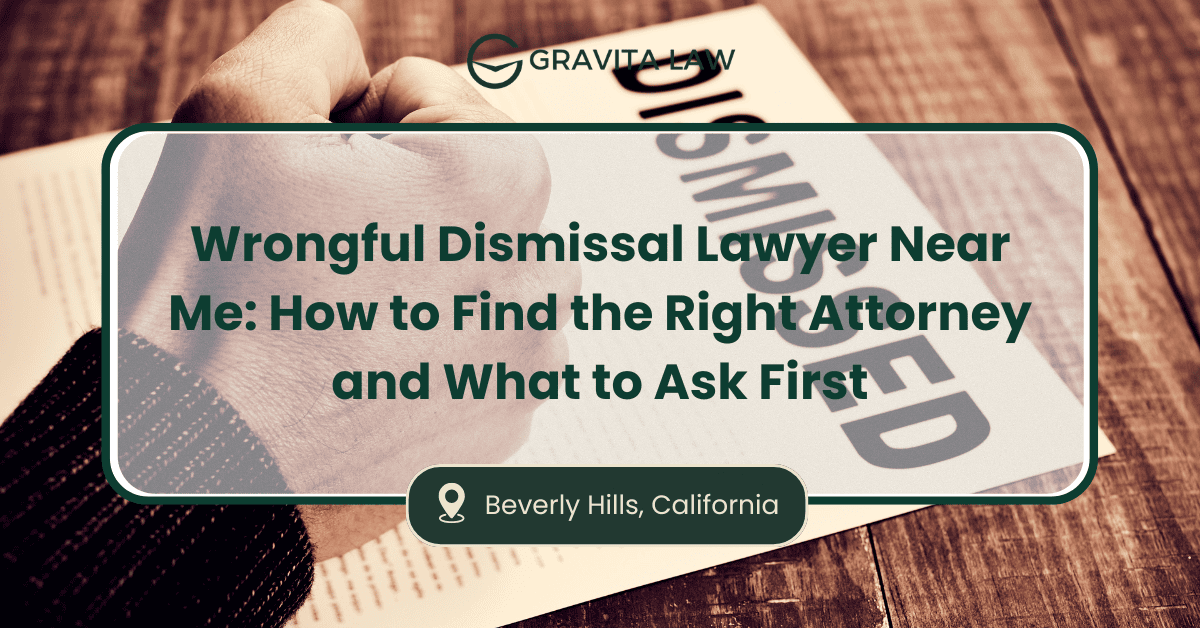 wrongful dismissal lawyer near me
