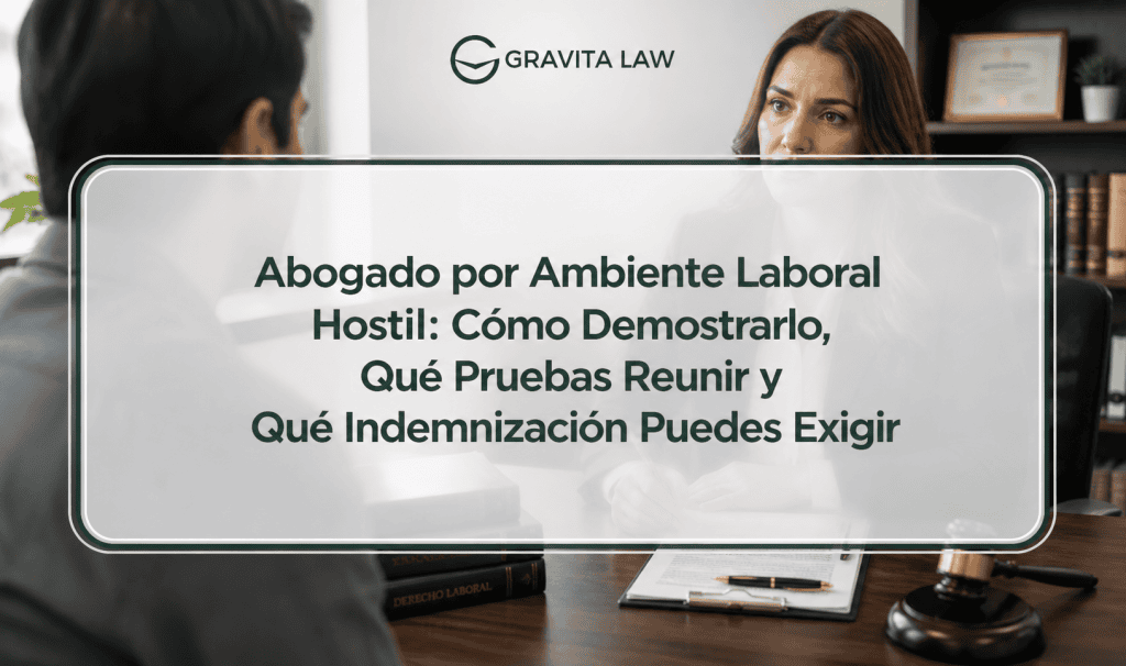 Abogado por Ambiente Laboral Hostil: Cómo Demostrarlo, Qué Pruebas Reunir y Qué Indemnización Puedes Exigir 3 abogado por ambiente laboral hostil