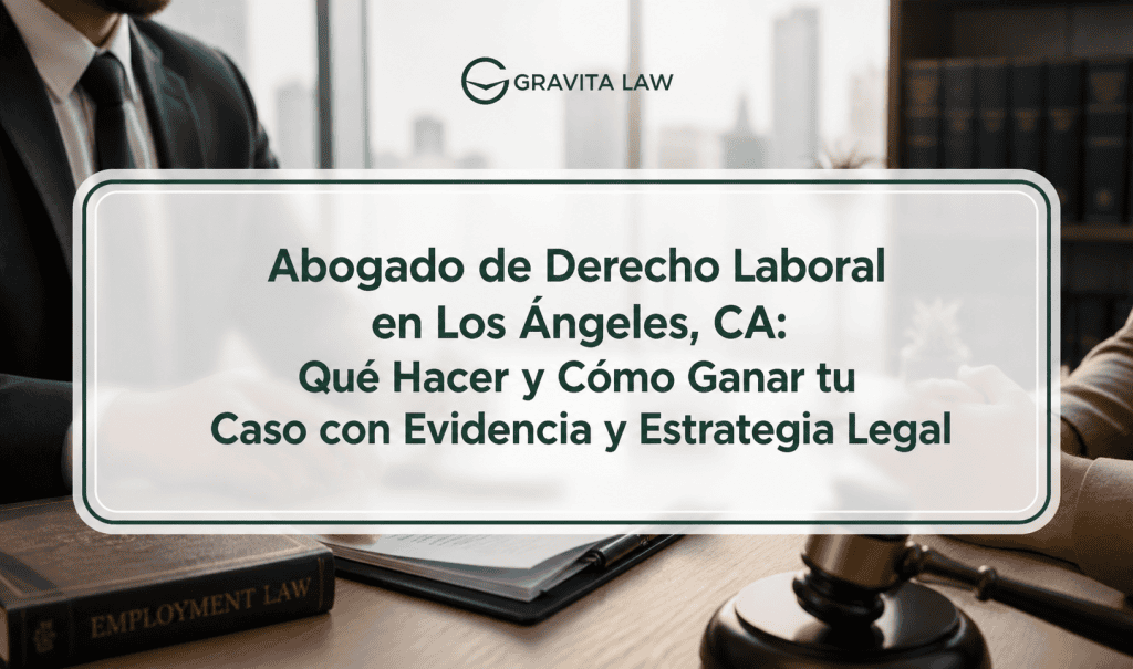 abogado de derecho laboral en los ngeles